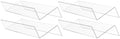 4 Pack Clear Plastic Drawer Organizers Multi Level Stackable Pills