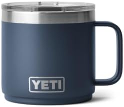 YETI Rambler 14 oz Ceramic Lined Stackable Mug, Navy