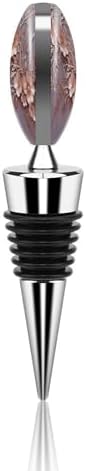 Elegant Decorative Floral Wine Stopper Vacuum Alloy Wine Bottle