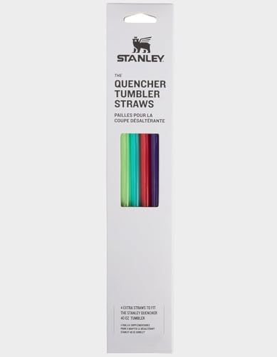 Stanley Pack of 4 Quencher Tumbler Straws for 30 oz | Reusable
