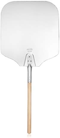 New Star Foodservice Aluminum Pizza Peel, 16 x 18 inch