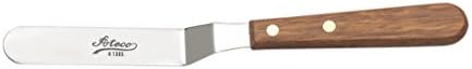 Ateco Offset Spatula with 7.63-Inch Stainless Steel Blade, Wood