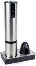 Peugeot Elis Touch Rechargeable Electric Corkscrew, 10 in, Aluminum