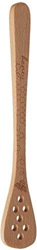 Talisman Designs Laser Etched Beechwood Honey Spreader | Honey Bee
