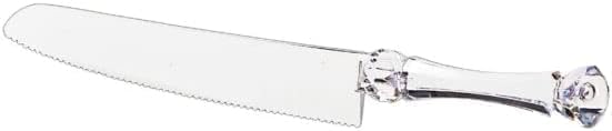 PARTY BARGAINS 8 Pack Clear Disposable Plastic Bread Knives – Heavy Duty - Image 2