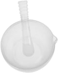 KICHOUSE Pestle and Glass Bowl Set Lab Pestle Set Sturdy Glass Bowl