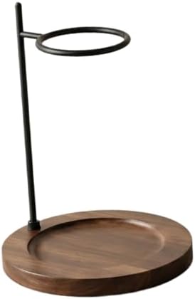 Coffee Dripper Stand Portable Pour Over Dripper Holder Metal Wooden