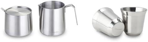 Easyworkz Stainless Steel Sugar bowl and Creamer Set and Stainless