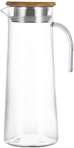Acrylic Ice Water Pitcher with Lid, 1.2l for Juice Beer