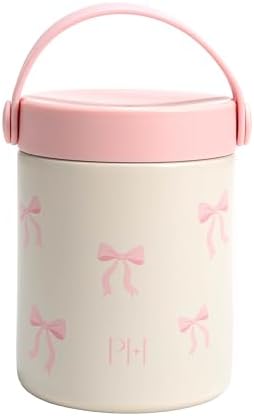 Paris Hilton Double Wall Stainless Steel Food Jar, Vacuum Insulated