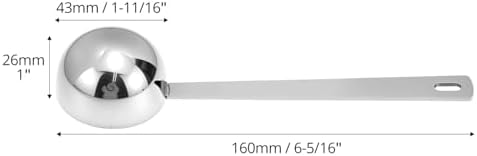 QWORK 30ml Measuring Scoop 4 Pack, 2 Tablespoon 304 Stainless Steel