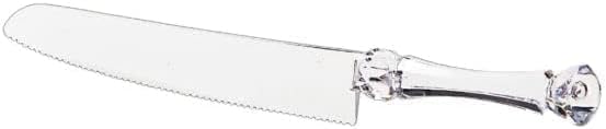 PARTY BARGAINS 4 Pack Clear Disposable Plastic Bread Knives – Heavy Duty - Image 2