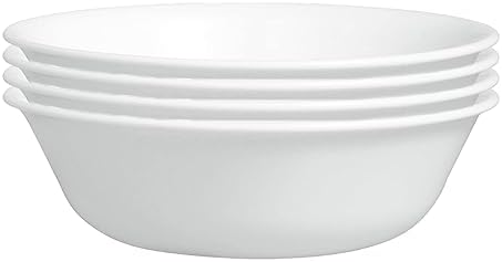 Corelle Vitrelle 4-Pieces 18-Oz Soup/Cereal Bowls Chip & Crack