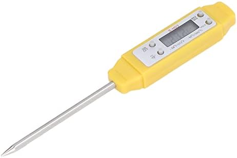 Akozon Digital Food Thermometer Pen, Yellow