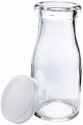 Old Fashioned Heavy Glass Half Pint Milk Bottle, Decanter Cream