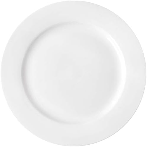 Foraineam 12 Pieces 8 Inch Round Porcelain Salad Plates Dessert Plate