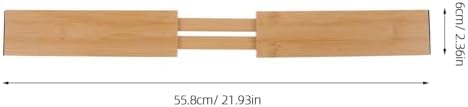 Adjustable Bamboo Drawer Divider, Expandable Organizer for Kitchen