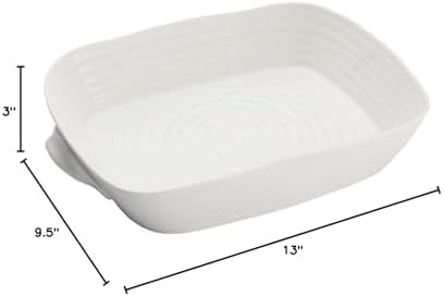 Portmeirion Sophie Conran White Medium Handled Rectangular Roasting Dish - Image 2
