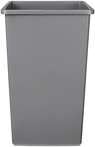 Amazon Basics Square Waste Container, 25 Gallons, Pack of 2