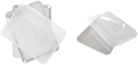 Nordic Ware Naturals Two Half Sheets with Lid Set, 3-Pieces and