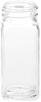 6oz, BEST VALUE 14 Large Glass Spice Jars includes pre-printed 126