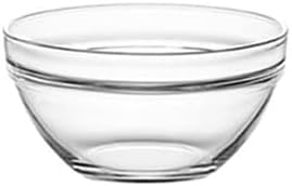 Small Glass Bowls for Cooking Prep, Clear Glass Bowls Perfect for
