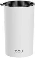 OOU Round Kitchen Knife Block Holder, White