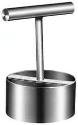 Stainless Steel Apple Corer, Single-Press Fruit Slicer for Uniform