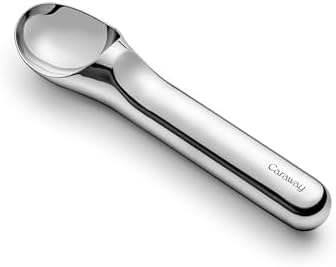 Caraway Stainless Steel Ice Cream Scoop with Ergonomic Handle