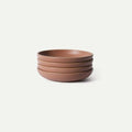 MORA Medium Dishes Set of 4, 30oz Ceramic Pottery Pasta Plate/Wide