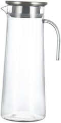 1.2l Water Pitcher with Lid Acrylic Beverage Server