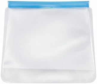 Reusable Silicone Food Storage Bags, 3 Sizes, 15-Piece Set