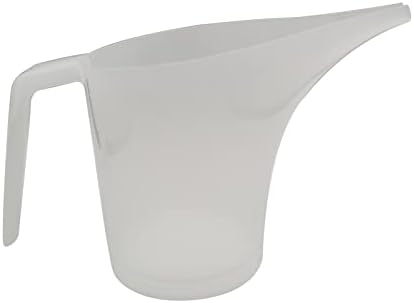Transparent Plastic Funnel Measuring Cup Large Capacity Long Nozzle