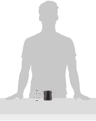 Rhino Stealth Milk Pitcher - Black - 360ml/12oz