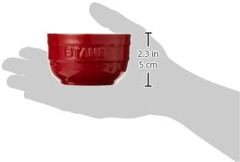 STAUB Ceramic Prep Bowl Set, 2-piece, Cherry
