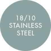Italian Collection 'Luxor', 75-Piece Premium 18/10 Surgical Stainless