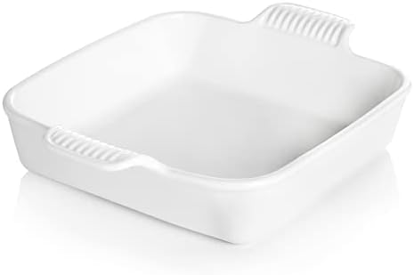 Sweejar Ceramic Baking Dish, 9 x 9 Cake Baking Pan for Brownie