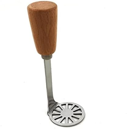 Mini Potato Masher,Avocado Masher with Wood Non Slip Handle