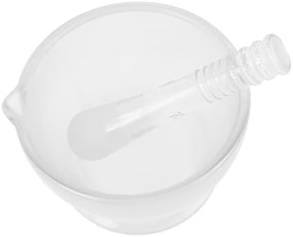 Glass Pestle and Bowl Set with Non Slip Base 75ml