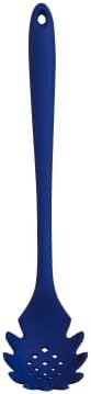 GIR 13-Inch Silicone Spaghetti & Pasta Spoon, Navy