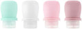 4 Pack 1oz Silicone Travel Bottles Leak Proof Squeeze Bottles For