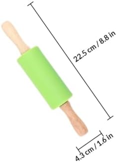 Silicone Rolling Pin Set Baking Dough Tools 4pcs for Children