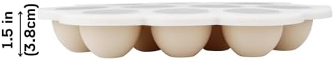 PandaEar 2 Pack Baby Food Freezer Tray with Lids, Silicone Baby Food