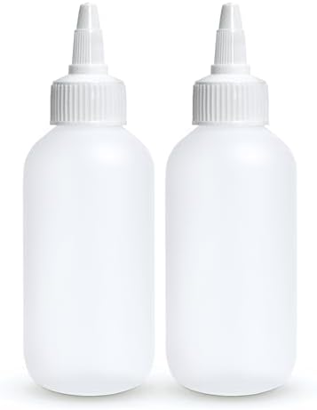 BRIGHTFROM Condiment Squeeze Bottles - 4 OZ Squirt Empty Bottles