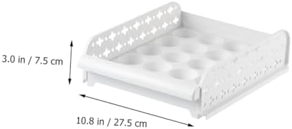 2pcs Drawer Type Plastic Egg Box for Fridge Storage Organizer