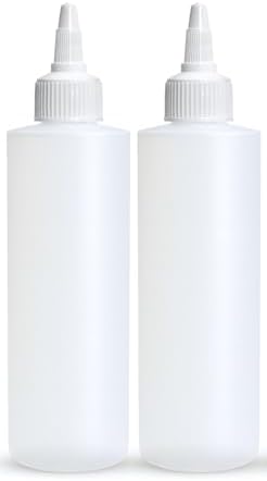 BRIGHTFROM Condiment Squeeze Bottles, 4 OZ Empty Squirt Bottle with