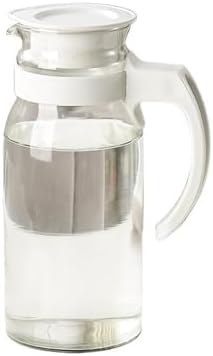 Drinking Glass Water Kettles Large Capacity with Lid and Handle