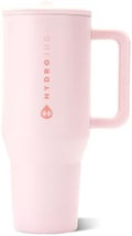 HydroJug Traveler 40oz, Insulated Tumbler with Handle & Straw, Pink