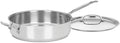 Cuisinart 5.5 Quart Sauté Pan w/ Cover, Stainless Steel Pan with Lid