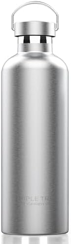 Triple Tree 34OZ Vacuum Insulated Stainless Steel Water Bottle, Double